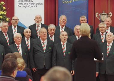 Trelawnyd Male Voice Choir perform at Bangor International Choral Festival